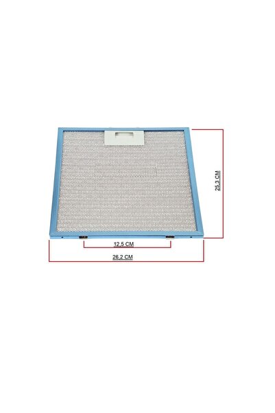 SupurgePlus Esty En 26,2 X Boy 25,3 Cm Alüminyum Aspiratör Filtresi