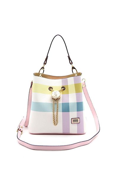 Silver Polo Geantă de damă Silver & Polo Lilac - Roz Sp967