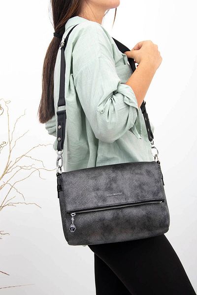 Silver Polo Silver & Polo M.silver - Black Sp963 Women's Crossbody Bag