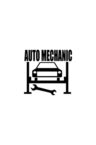 Generic Brand Auto-Motor-Laptop-Wall-Decor - 36 x 36 cm Auto Mechanic Sticker