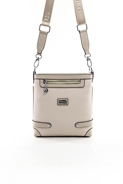 Silver Polo Bej - Bej SP1120 Femei geantă crossbody