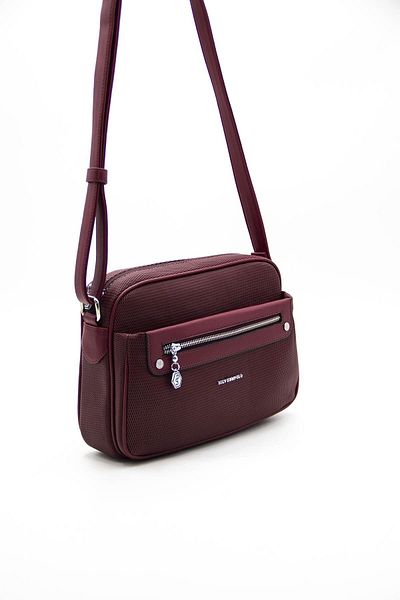 Silver Polo Silver & Polo Claret Red - Claret Red Sp753 Geantă de damă