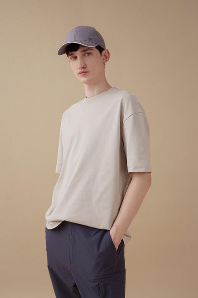DeFacto Kurzärmliges T-Shirt mit Rundhalsausschnitt und Übergröße B4933AX24SP