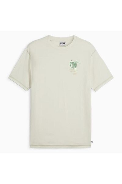 Puma Tricou crem - RE:Collection (624402-87)