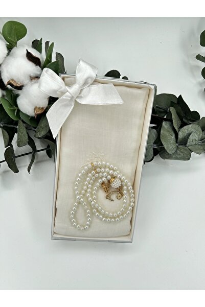 lenagiftworkshop Dowry, Gift, Flamed Cover and 99 Pearl Prayer Beads Set