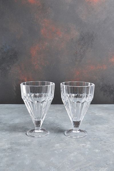 Paşabahçe Pleats Ice Cream Cup Set of 2 68136