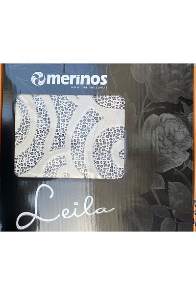 Merinos بطانية ليلى مزدوجة دخاني