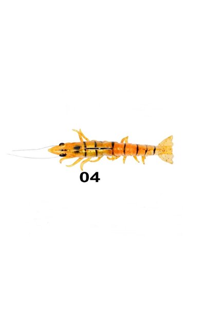RYUJI Real Shrimp 7.6cm 12gr Silikon Karides Yem 04