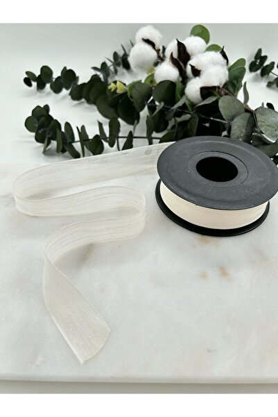 lenagiftworkshop 20 m Linen Nope Ribbon - 2.5 cm