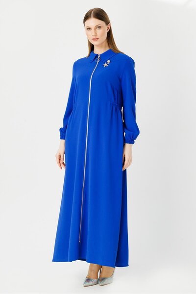 MÜSEMMA Büyük Beden Lara Elbise 24YELB-MUS0011