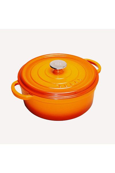 Sürel Orange 28 cm Deep Demirdöküm Cookware
