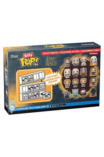 Funko Bitty Pop! Lord of the Rings - Frodo 4-Piece Mini Vinyl Figure Set