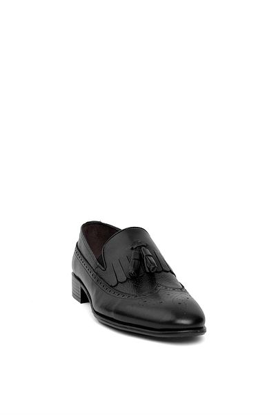 Ayakkabı Fuarı Elit MABR617-1C Ανδρικά Παπούτσια Classic από γνήσιο δέρμα Μαύρα