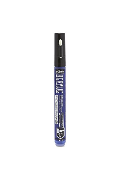 Pebeo 1.2mm Ultramarine Blue Deco Acrylic Paint Marker - Pen