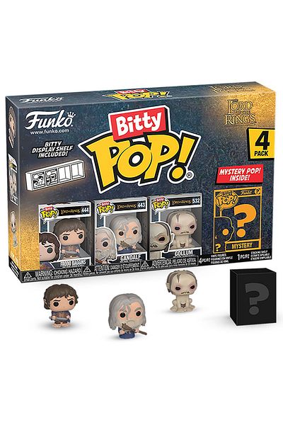 Funko Bitty Pop! Lord of the Rings - Frodo 4-Piece Mini Vinyl Figure Set