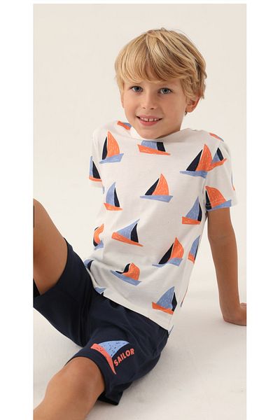 Rolypoly Σετ σορτς T-shirt για άνδρες και παιδιά - Συνδυασμός πατέρα γιου και οικογένειας (Τιμές ξεχωριστές)