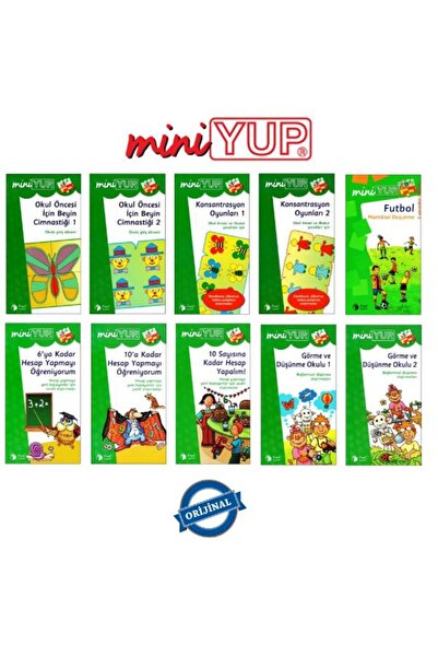 Önel Yayıncılık MiniYUP 5+ Yaş Dikkat ve Zeka Geliştirme Eğitim Seti Kitaplar...