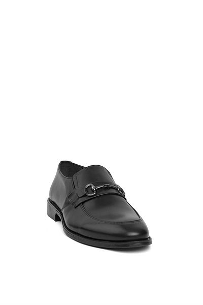 Ayakkabı Fuarı Elit MABR657C Ανδρικά Παπούτσια Classic από γνήσιο δέρμα Μαύρα