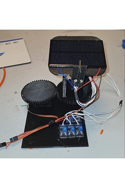 HLSNC Arduino Güneş Takip Sistemi Plastik Set ( Işık Takip Sistemi )