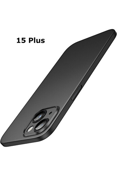 HyperAge حافظة آيفون 15 بلس رقيقة للغاية ذات سطح غير لامع ومضادة للانزلاق مع ...