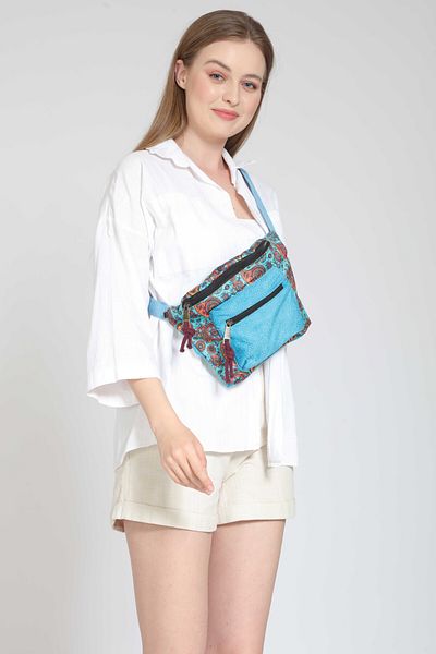 Street Bag Ethnic Bohemian Waist Bag - Daily Travel Can Be Used, Large Volume