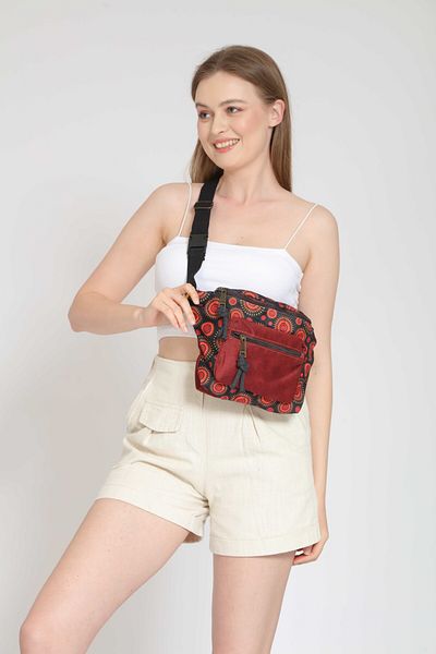 Street Bag Ethnic Bohemian Waist Bag - Daily Travel Can Be Used, Large Volume