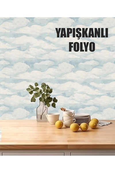 Bien Home Bien Exclusive 50x100 Cm Cloud Patterns Premium Adhesive Coating PVC Foil Bh609