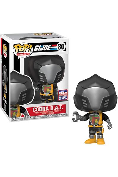 Funko Pop GI Joe Cobra Bat Funkon 2021 Convention Exclusive#80 B.A.T. Figure