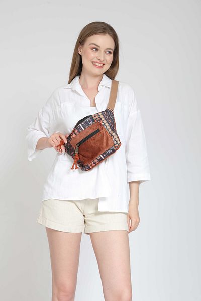 Street Bag Ethnic Bohemian Waist Bag - Daily Travel Can Be Used, Large Volume