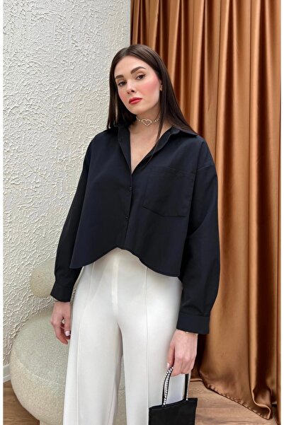 MISEY BOUTIQUE CROP GÖMLEK