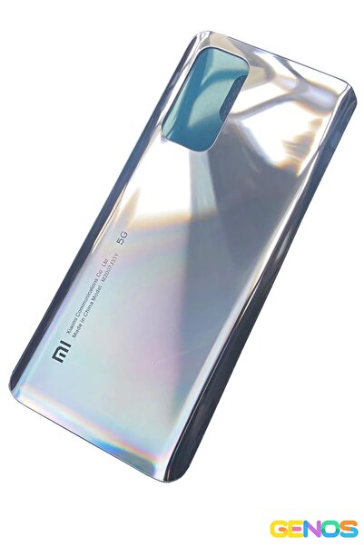 Genos Xiaomi Mi 10t / Mi 10t Pro Arka Cam Pil Kapağı Batarya Kapağı Gri