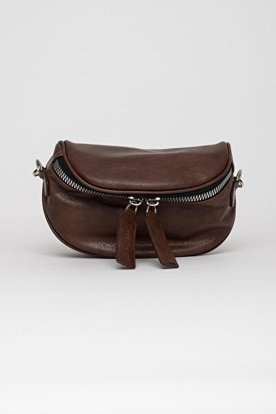 Jacquline Γυναικεία τσάντα σώματος JACQULINE - Καφέ χρώμα