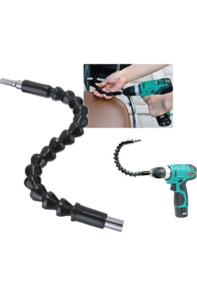 BarkoFix Esnek Bükülebilir El Matkap Ucu Şaft 12V El Matkapları Oynar Vidalam...
