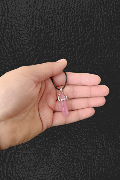 MGA DOĞAL TAŞ Kedi Gözü Doğal Taş Kolye Değerli Taş Kolye Çivi Kesim Kolye