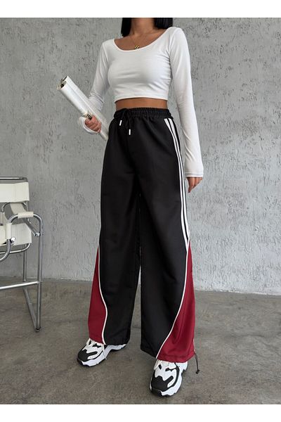 Gofeel Φούτερ Claret Red Stripe Parachute