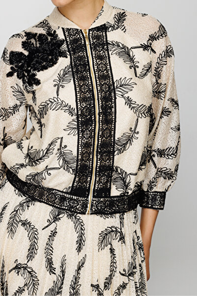 Nefeli Tül Dantel Detay Pilise Etekli Takım