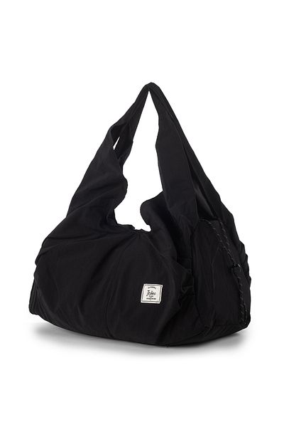 ICONE BAG Geantă de umăr sport cu fermoar Icone neagră - Geantă de șa pentru yoga și fitness