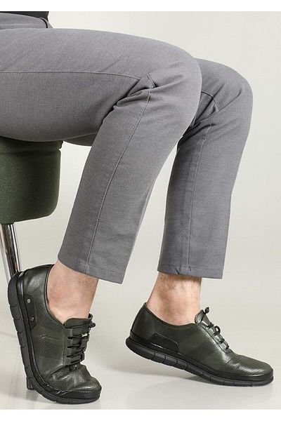 MAS MEVSİM M6022 Ανδρικά παπούτσια Casual Πράσινο Μαύρο
