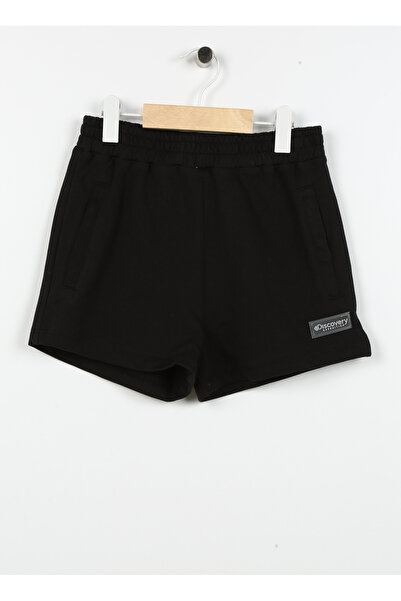 Discovery Expedition Lastikli Bel Standart Siyah Kız Çocuk Şort Morgan Gırl