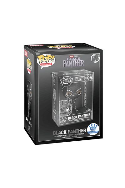 Funko بلاك بانثر (2018) - بلاك بانثر دييكاست ميتال بوب!مجسم فينيل (فانكو حصري)