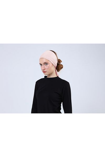 Ecardin Premium Powder Colored Tied Tape Bonnet - St 045