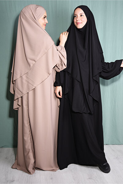 Ns nowascarf Medine Silk Hira Dress Shawl Set Black