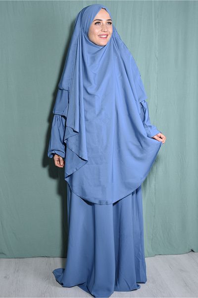 Ns nowascarf Medina Silk Hira Dress Shawl Suit Indigo