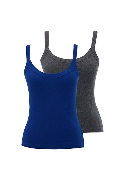 WESTMARK LONDON 2 bucăți, albastru, gri, bumbac, amestec de elastan, curea de frânghie, minge pentru femei WMIVY RIB