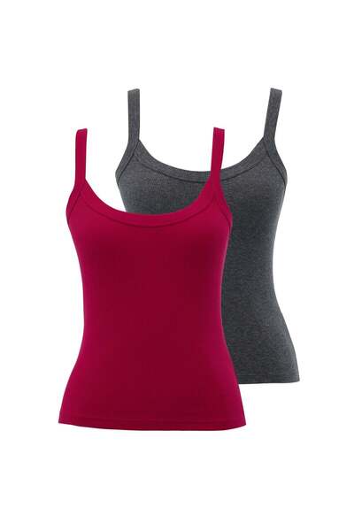 WESTMARK LONDON 2-Piece Pink, Gray Cotton Elastane Blend Rope Strap Women's Ball WMIVY RIB