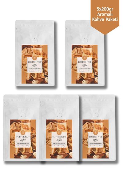 Mim and More 5x200gr Toffee Nut Flavored Coffee Pack