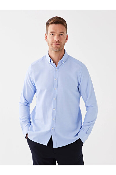 LC Waikiki Μακρυμάνικο πουκάμισο Oxford Formal Slim Fit LCWAIKIKI