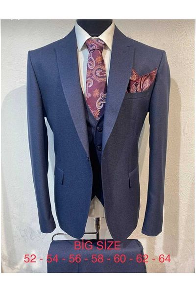 FRİYA Costum vestă slim fit (cu ornament pentru guler și cadou cravată)