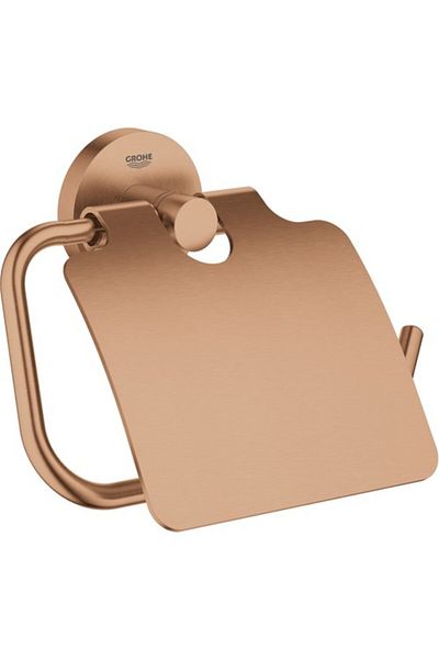 Grohe Essentials Toilet Paper Holder with Cover Brushed Warm Sunset - 40367dl1