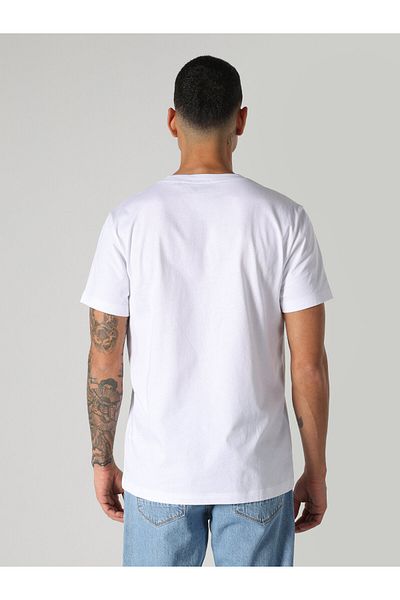 Colin's Tricou cu mânecă scurtă pentru bărbați, alb, cu decolteu, cu croială normală Cl 1062752